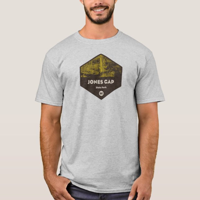 T-shirt Jones Gap State Park Caroline du Sud (Devant)