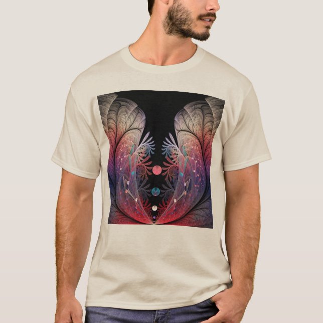 T-shirt Jonglage Abstrait Art moderne Imaginaire fractal (Devant)