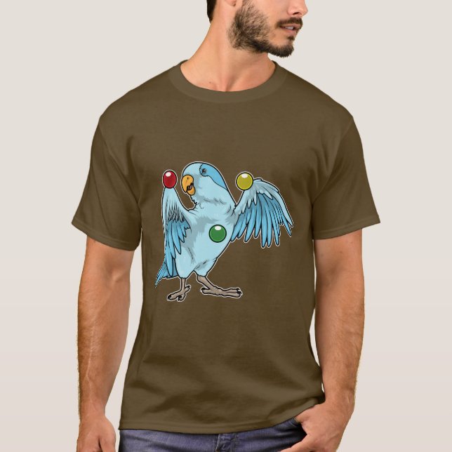 T-shirt Jongler de perroquet (Devant)