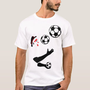T-shirt jongleur ballon foot soccer football juggler