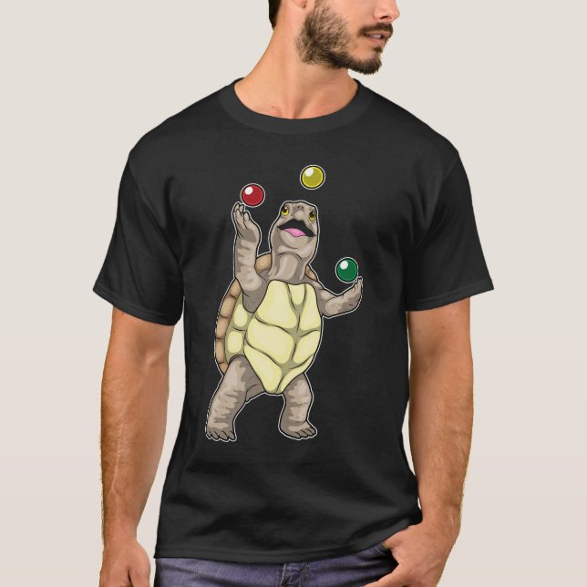 T-shirt Jongleur de tortue (Devant)