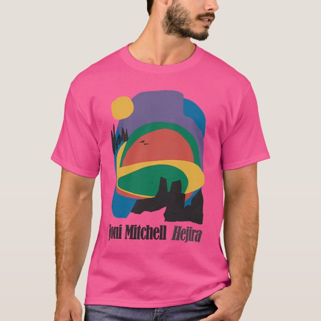 T-shirt Joni Mitchell Hejira (Devant)