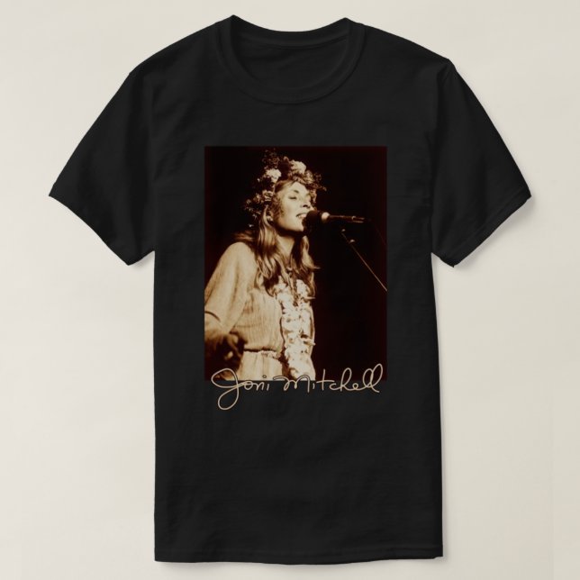 T-shirt Joni Mitchell joni m vintage (Design devant)
