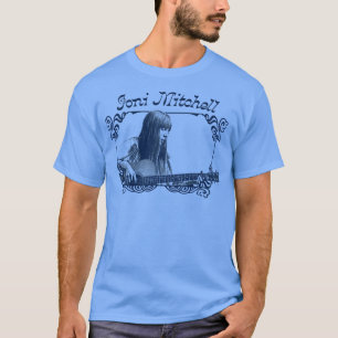 T-shirt Joni Mitchell Retro 1970 Style Fan Art Design