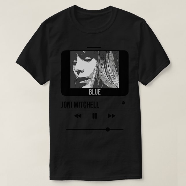 T-shirt Joni mitchell Vblack (Design devant)
