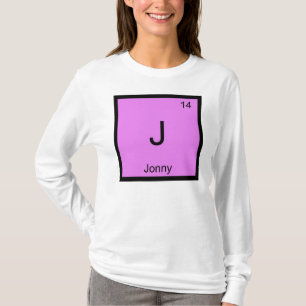 T-shirt Jonny Nom Chimie Élément Tableau Périodique