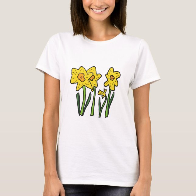 T-shirt Jonquille (Devant)