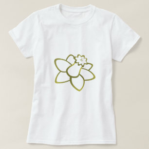 T-shirt Jonquille jaune