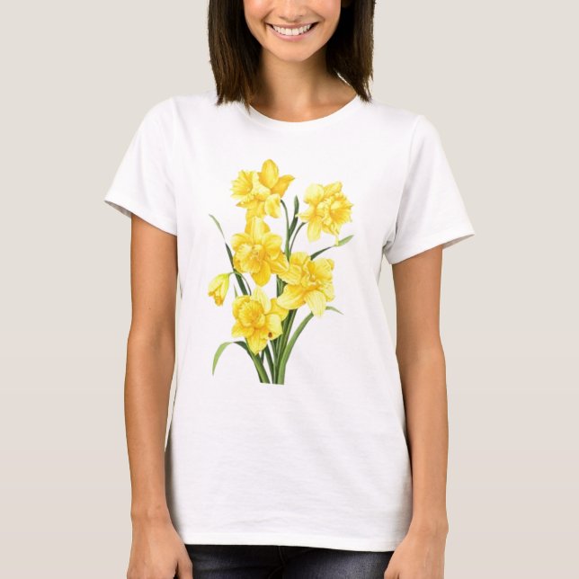 T-shirt Jonquilles jaunes (Devant)