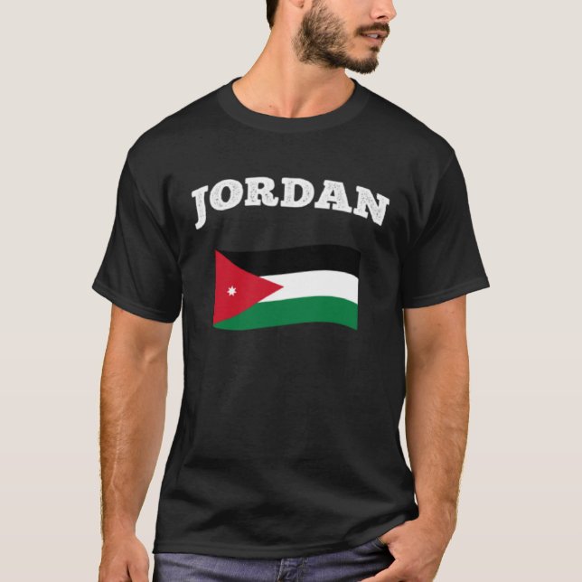 T-shirt JORDAN Flag Sport Competition Proud Vacation Souve (Devant)