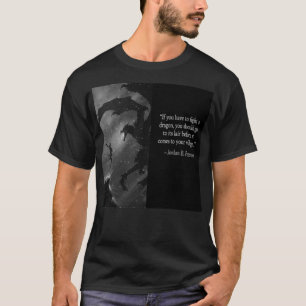 T-shirt Jordan Peterson lutte contre le dragon — chemise n