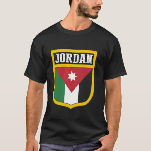 T-shirt Jordanie,Drapeau de la Jordanie,Royaume jordanien,