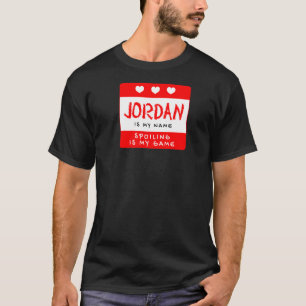 T-shirt Jordanie Est Mon Nom Surnom Personnalisé Personnal