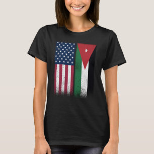 T-shirt Jordanie Jordanie Drapeaux américains Fiers USA Jo
