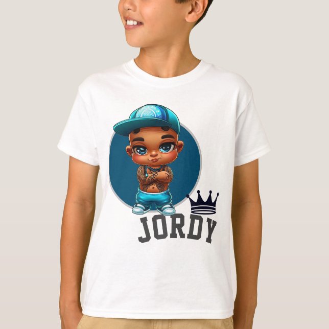 T-shirt jordy de tiki tots N.Z (Devant)