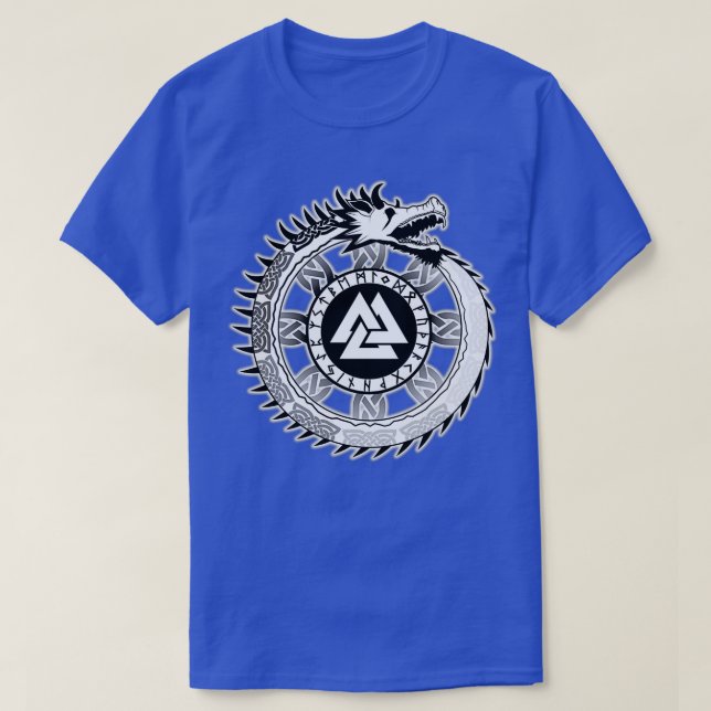 T-shirt Jormungandr Valknut Variante I (Design devant)