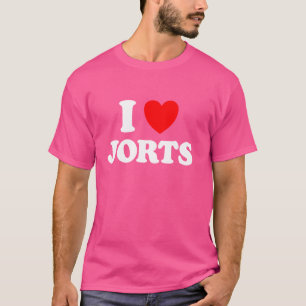 T-shirt Jorts Drôle Fashion Cringe Style Jean Pantalon Cou