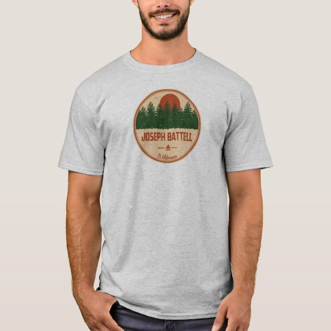 T-shirt Joseph Battell Wilderness Vermont (Devant)