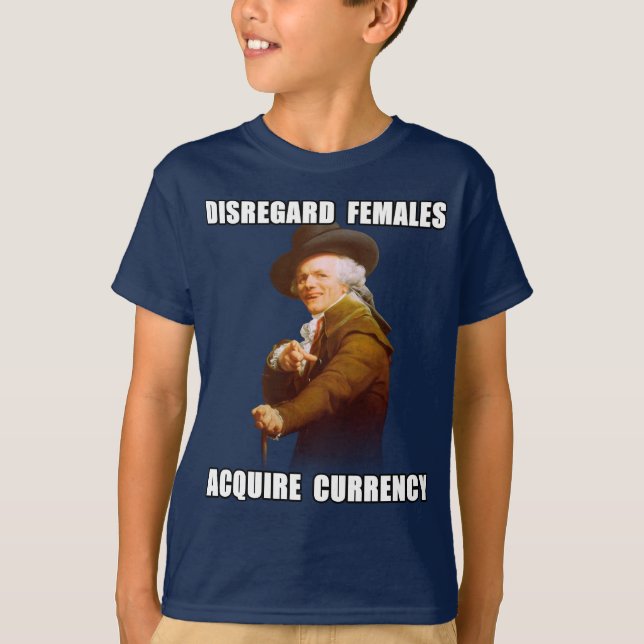 T-shirt Joseph Ducreux acquièrent la devise (Devant)