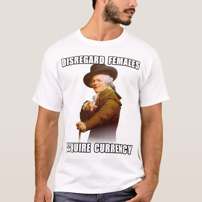 T-shirt Joseph Ducreux acquièrent la devise (Devant)