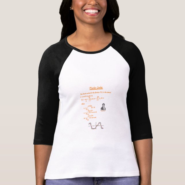 T-SHIRT JOSEPH FOURIER ET SÉRIE DE FOURIER (Devant)