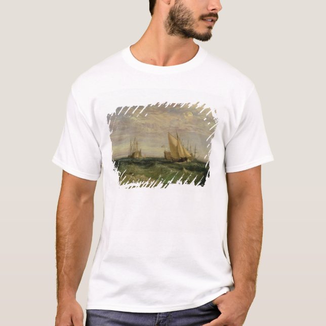 T-shirt Joseph Mallord William Turner | le confluent de (Devant)