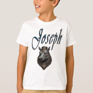 T-shirt Joseph Nom, Avec Hippopotame Steampunk,