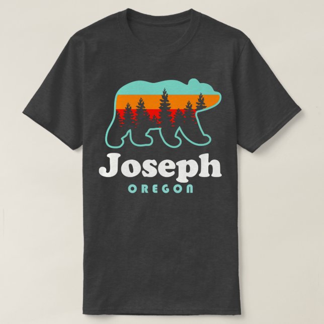 T-shirt Joseph Oregon ours de voyage (Design devant)