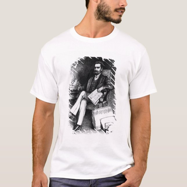 T-shirt Joseph Pulitzer "de la curiosité", 1887 (Devant)