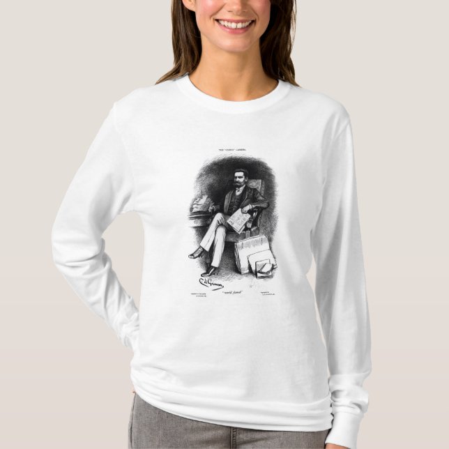 T-shirt Joseph Pulitzer "de la curiosité", 1887 (Devant)