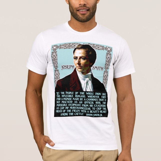 T-shirt Joseph Smith sur des politiciens (Devant)