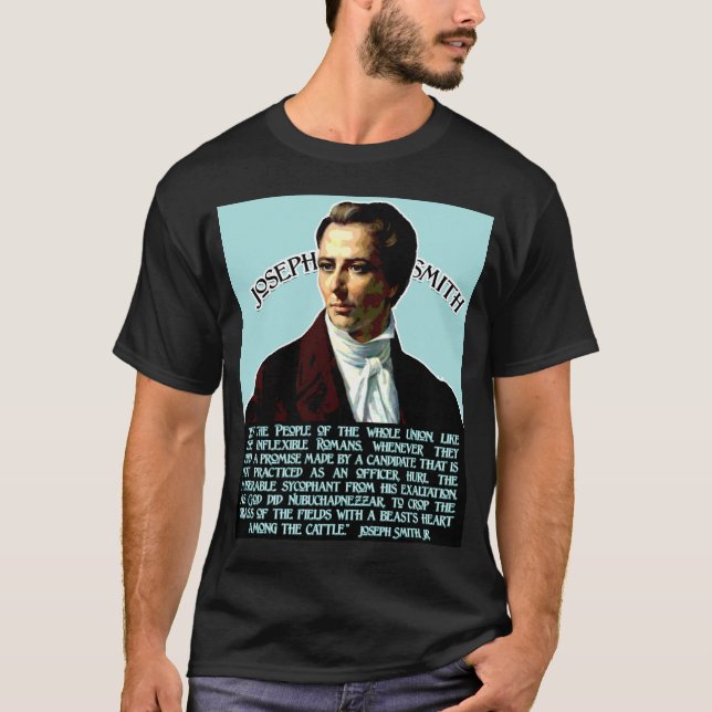 T-shirt Joseph Smith sur des politiciens (Devant)