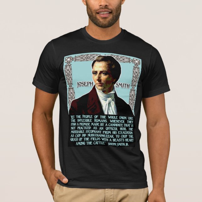 T-shirt Joseph Smith sur des politiciens (Devant)