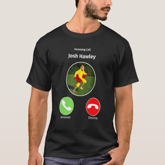 T-shirt Josh Hawley Courir Comme Un Poulet Appelant (Devant)