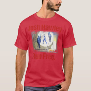 T-shirt Josh Hawley Run Libre Drôle Josh Hawley Running 