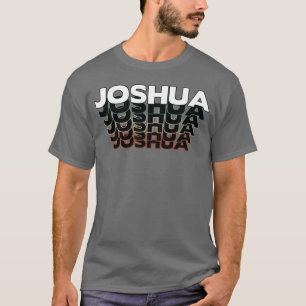T-shirt Joshua Drôle Rétro Vintage Coucher de soleil Joshu