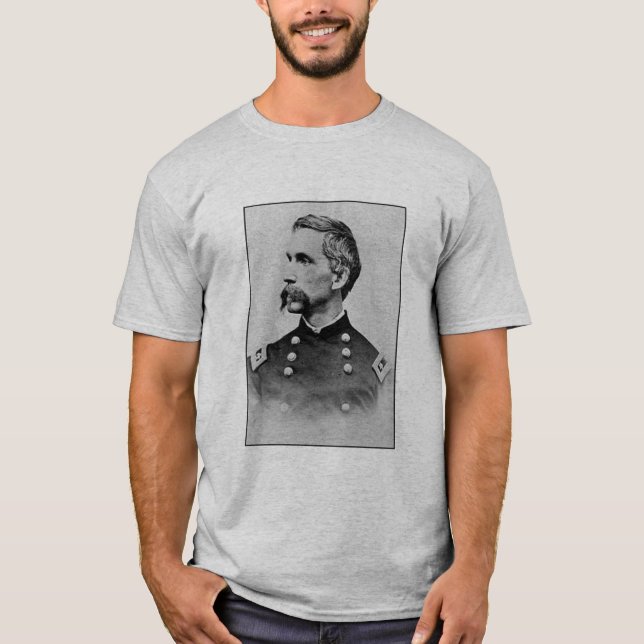 T-shirt Joshua Lawrence Chamberlain - gris (Devant)