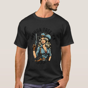 T-shirt Joshua Tree Californie États-Unis Cowgirl Style We