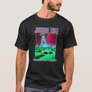 T-shirt Joshua Tree De Ce Monde Drôle Alien Enlèvement