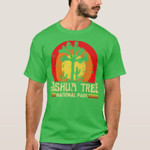 T-shirt Joshua Tree National Park Californie Vintage Sunse