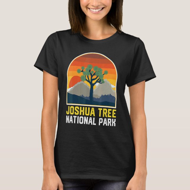 T-shirt Joshua Tree National Park Cool Retro Style coucher (Devant)