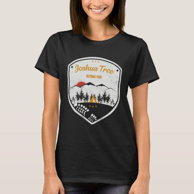 T-shirt Joshua Tree  National Park Retro Souvenir (Devant)
