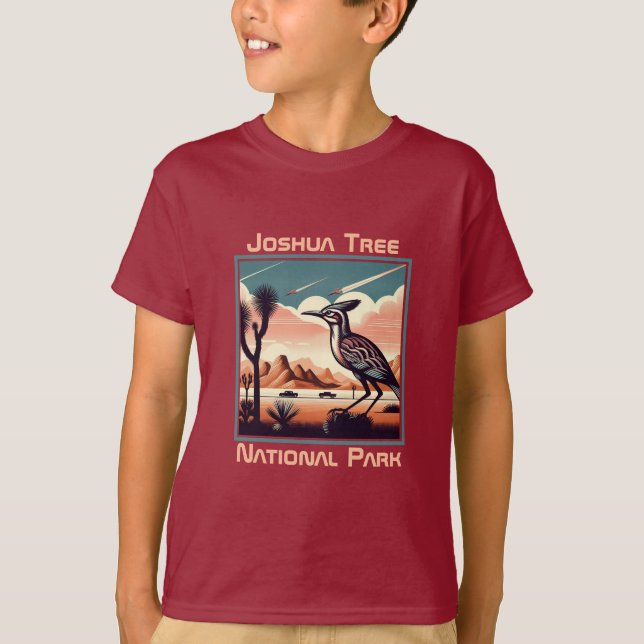 T-shirt Joshua Tree National Park Retro Souvenir Cadeaux E (Devant)