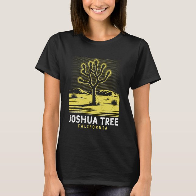 T-shirt JOSHUA TREE NATIONAL PARK USA Funny CALIFORNIA (Devant)
