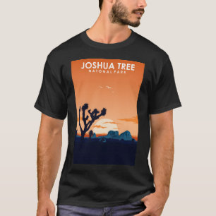 T-shirt Joshua Tree Vintage Minimal Retro National Park