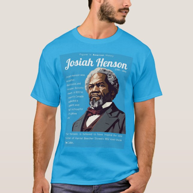 T-shirt Josiah Henson - Personnages de l'histoire américai (Devant)