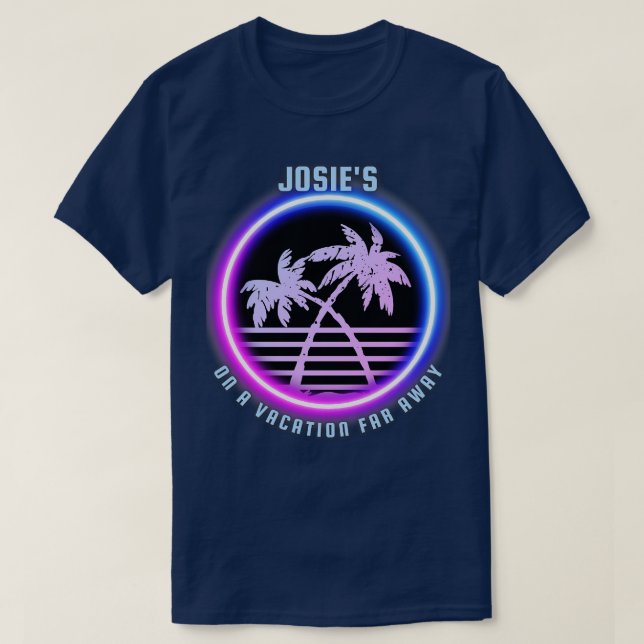 T-shirt Josies En Vacances Loin (Design devant)