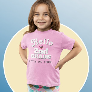 T-Shirt Jote Bonjour 2e année Retour à l'école