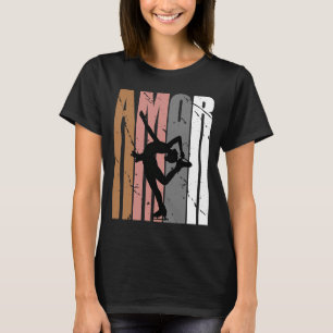 T-shirt Jote Brown Amor Patinage sur glace Filles Motivati
