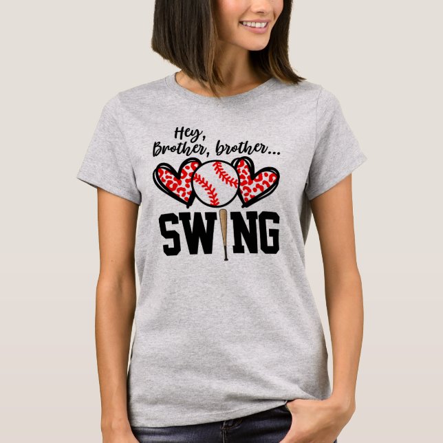 T-shirt Jote Frère Frère Swing Baseball Frère (Devant)